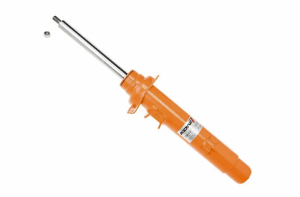 BMW 3 Series Shock Absorber - Front - KONI - STR.T (Orange), Twin-Tube, Non-Adjustable, Low-Pressure Gas, MacPherson Strut; RWD only; not compatible with factory adaptive damping (EDC) or sport/M packages. - Orange - `12-`20